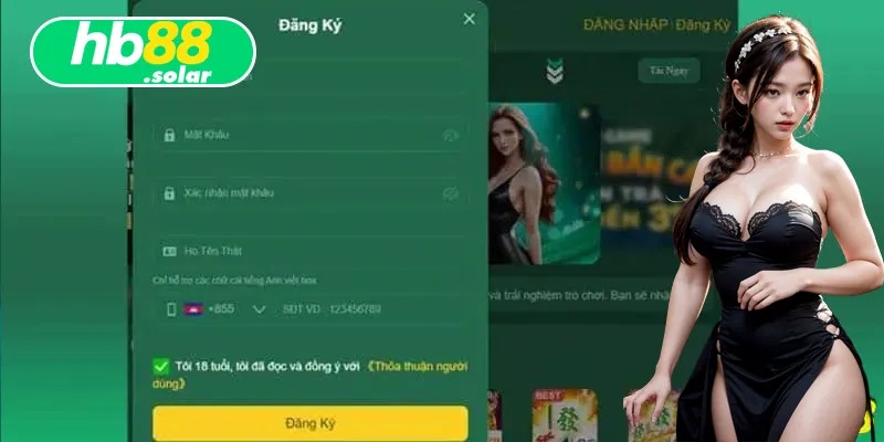 Điền thông tin chính chủ để đăng ký HB88