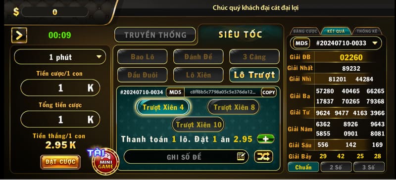 Cách chơi đánh đề siêu tốc
