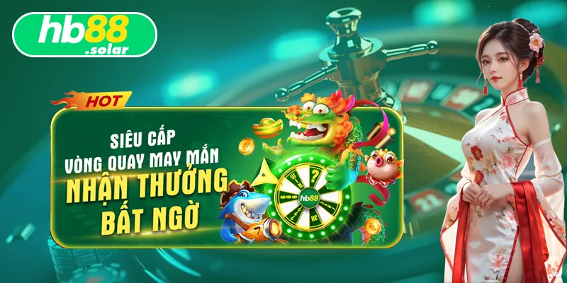 Vòng quay nhận thưởng trong khuyến mãi HB88