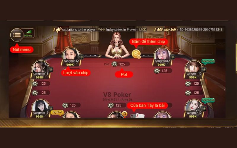 Quy tắc cược chung của Poker HB88